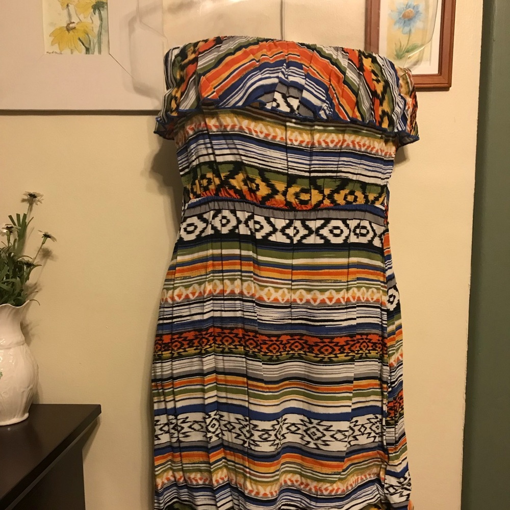 RUE 21 STRAPLESS DRESS 👗perfect for festivals. M